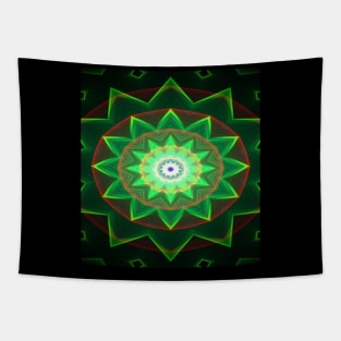 Neon Flower Pattern Tapestry