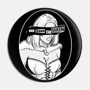 God Save The (White) Queen Pin