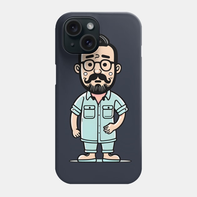 Rad Dad Rocket Phone Case by hypnohymn