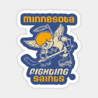 Defunct Minnesota Fighting Saints Hockey Team Magnet