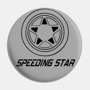 Speeding star Pin