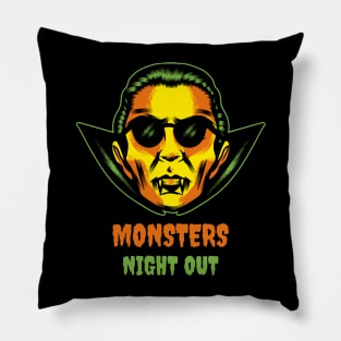 MONSTERS NIGHT OUT Pillow