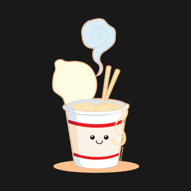 kawaii ramen by Honu Art Studio