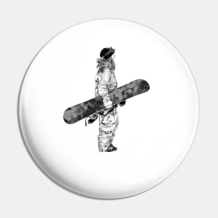 Snowboarder Pin