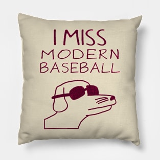 Funny Dog I miss Mordern Baseball Pillow