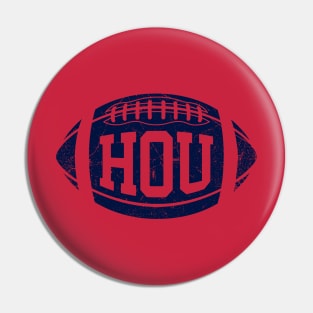 HOU Retro Football - Red Pin