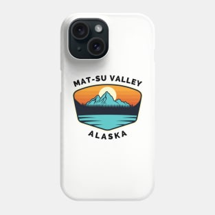 Mat-Su Valley Ski Snowboard Mountain Alaska Mat-Su - Mat-Su Valley Alaska - Travel Phone Case