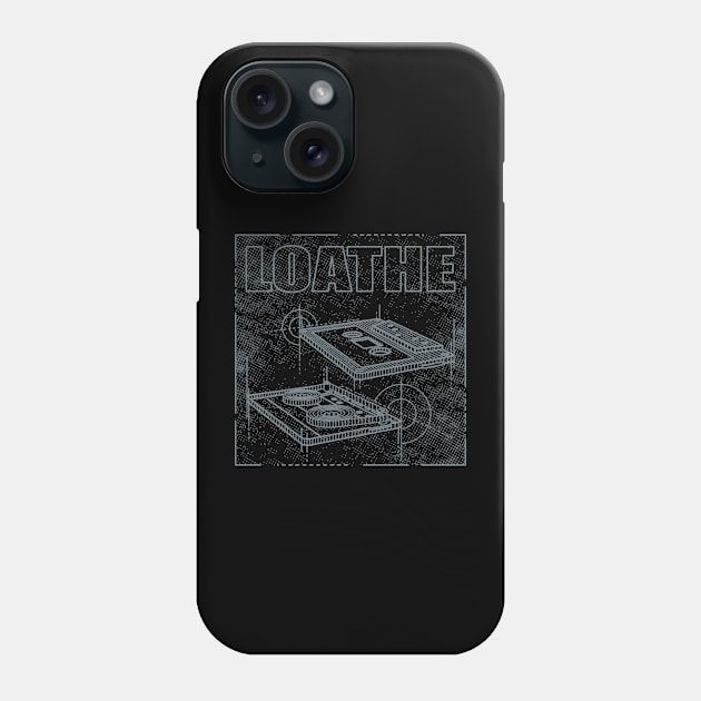 Loathe - Technical Drawing Phone Case by Vector Empire