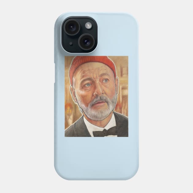 Bill Murray, Steve Zissou, The Life Aquatic Phone Case by silusUK