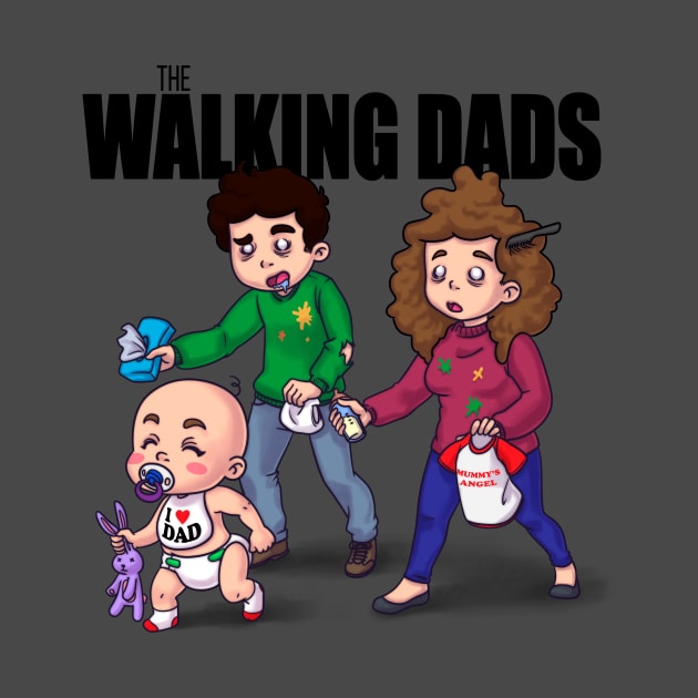 The Walking Dads by missraboseta