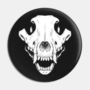 Wolf Skull Pin