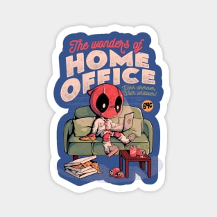 The Wonders Of Home Office - Funny Geek Movie Hero Gift Magnet