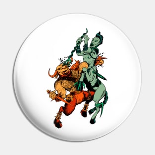 Centaur vs Minotaur Pin