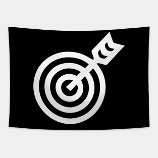 Bullseye, the Icon (White) Tapestry