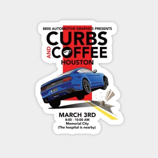 Ford Mustang Curbs And Coffee Magnet