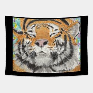 Tiger  cat face Tapestry