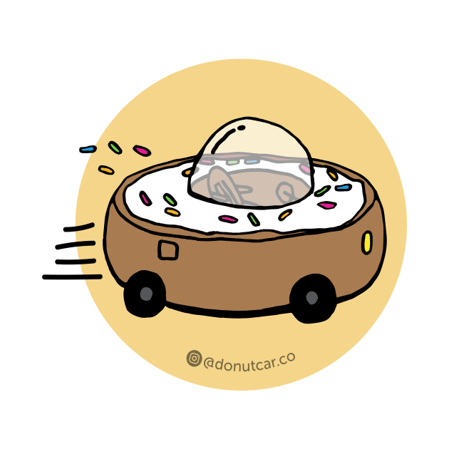 Donut Car - Let's Roll! (Lemon) by donutcarco