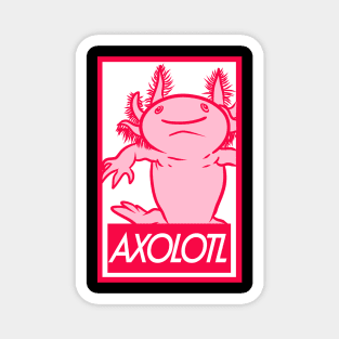 Axolotl Poster Magnet