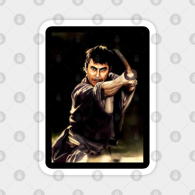 Toshiro Mifune The Last Samurai Magnet by Genbu