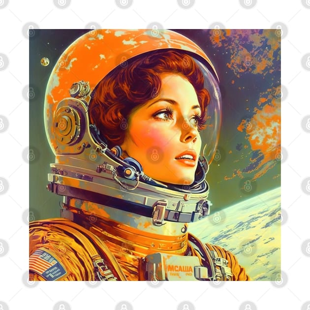 We Are Floating In Space - 17 - Sci-Fi Inspired Retro Artwork by saudade