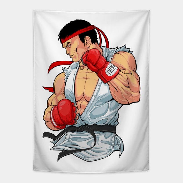 Ryu Tapestry by LeviCleemanArt