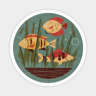 Fish and Seaweed Magnet