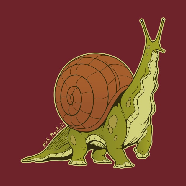 Snailiosaurus by Nick Maskell Designs