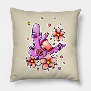 Pink tattoo machine Pillow