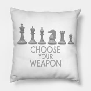 Chess Pieces - Choose your weapon Pillow