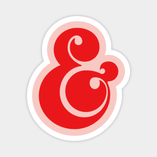 Ampersand love Magnet