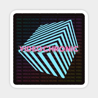 VIDEOCHRONIC Neon Retro Logo Magnet