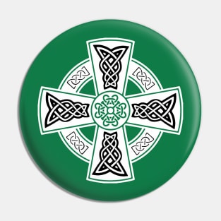 Celtic High Cross Decorative Knotwork 6 Pin