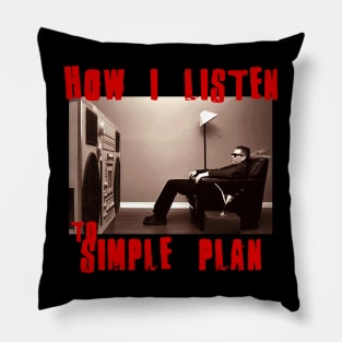 to listen simple plan Pillow