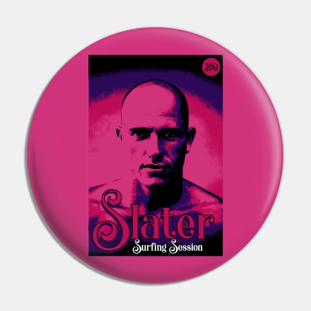 Slater Sunset Pin by CTShirts