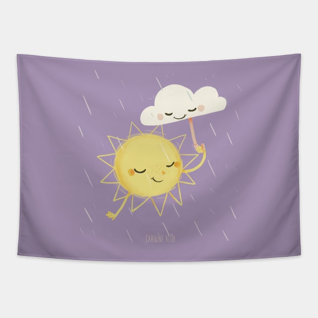 Little Sun Tapestry by BabyKarot