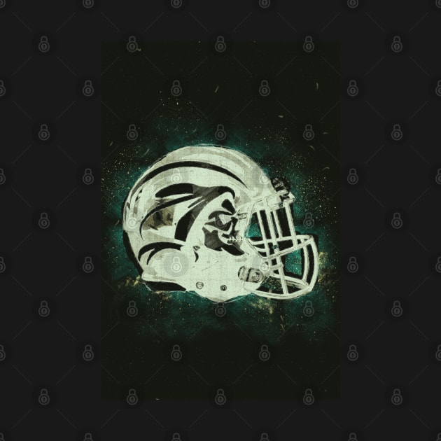 Football Helmet abstract style for all the sports fans by Naumovski