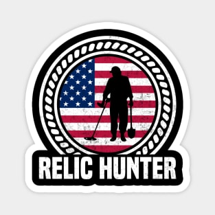 Metal Detecting Funny Metal Detector Relic Hunter USA Magnet