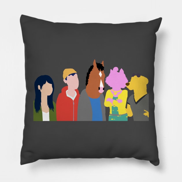 horseman Pillow by k4k7uz