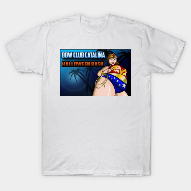 Chubby wonder woman tshirt design