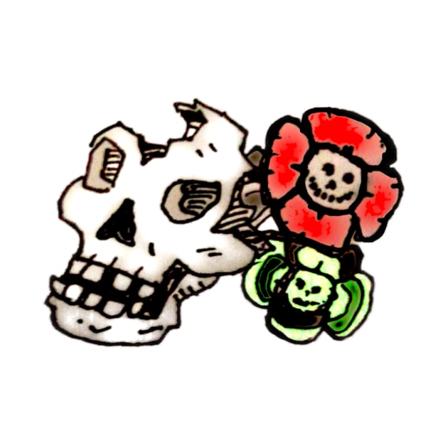 SKULL n ROSES by MattisMatt83