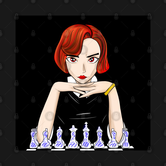 Discover Beth the queen’s gambit in chessmaster Beth harmon in black - Queens Gambit - T-Shirt