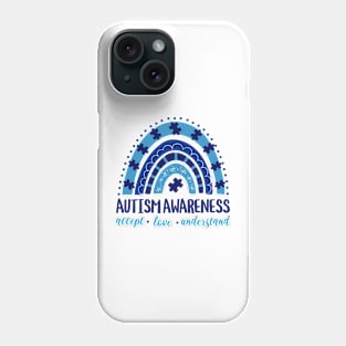 Autism Awareness Rainbow Phone Case