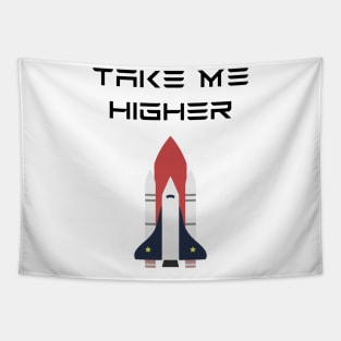 Take Me Higher Nasa SpaceX Tapestry