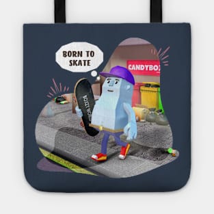 Kidpunk skate Pro skater, born to skate Tote