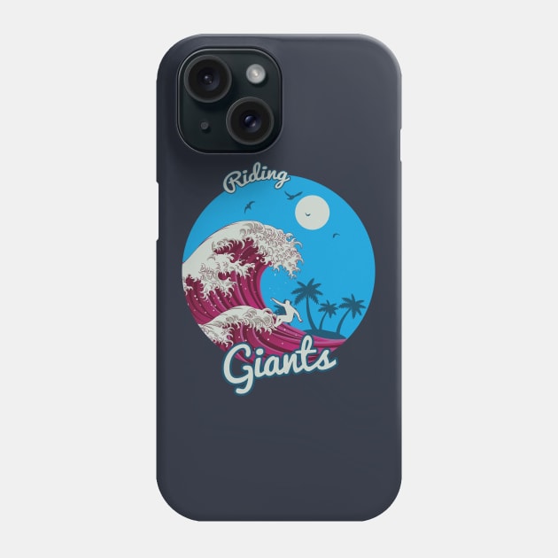 Riding Giants Phone Case by slawisa