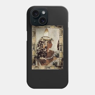 Еgyptian woman with lotus flower Phone Case