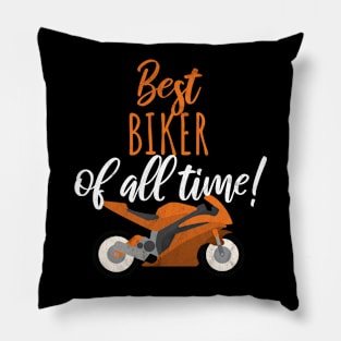 Motorcycle best biker Pillow