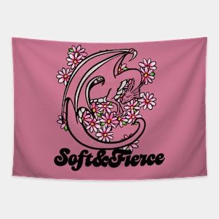 Pink Dragon Tapestry