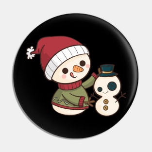 snowman Pin