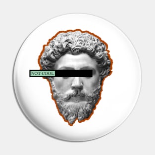 Not Cool Ancient Greek Hero Pin